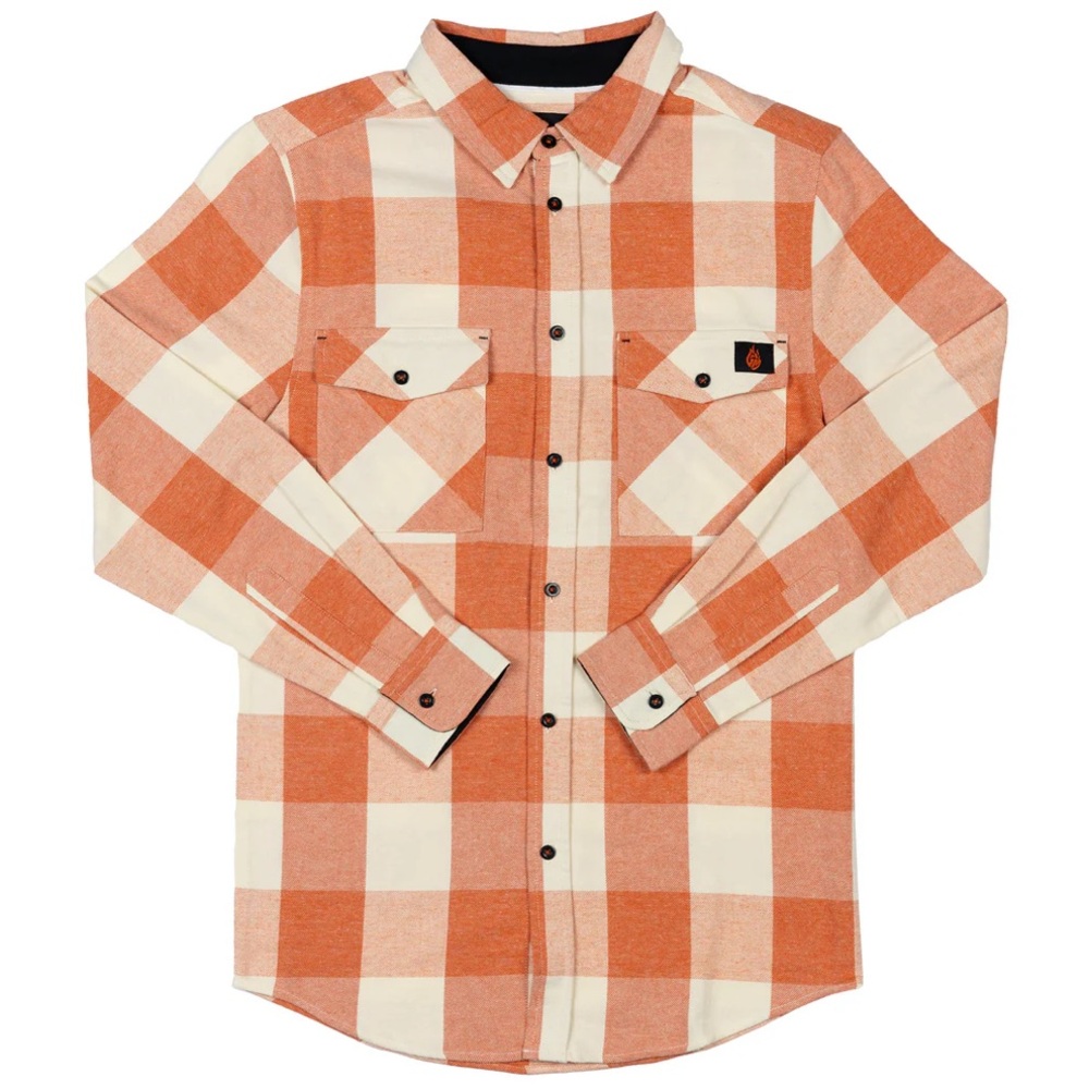 GMM GOOD MYTHICAL MORNING BUFFALO PLAID 100% COTTON FLANNEL MENS BUTTON UP SZ XL
